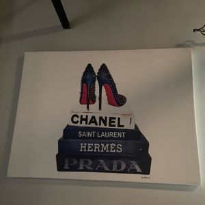 Designer art on canvas